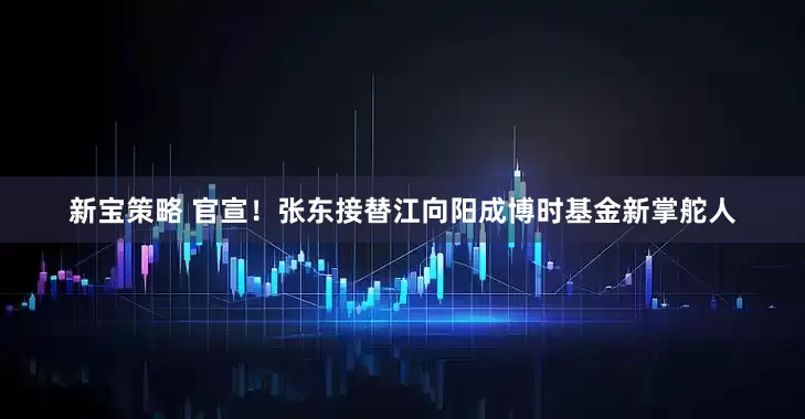 新宝策略 官宣！张东接替江向阳成博时基金新掌舵人